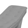 Maca Estética Estofada Clean Veludo Cinza Claro Sofa Store - 5