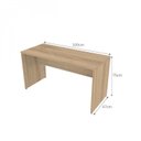 Ver imagem 3 de Escrivaninha Mesa Escritório 100cmx47cm 15mm