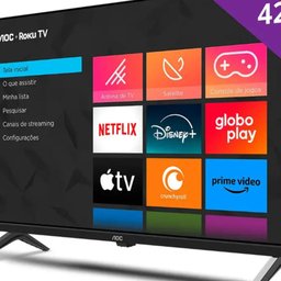 Tv 42p Aoc Led Smart Roku Wifi Full Hd Usb Hdmi - 42s5045/78g - 3