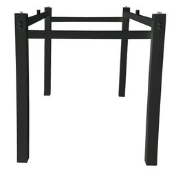Pés para Mesa de Jantar Base de Mesa 1,20 para Tampos de Vidro Madeira ou Granito Preto Ql - 2