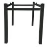 Pés para Mesa de Jantar Base de Mesa 1,20 para Tampos de Vidro Madeira ou Granito Preto Ql - 2