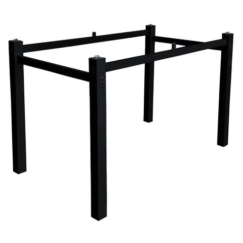 Pés para Mesa de Jantar Base de Mesa 1,20 para Tampos de Vidro Madeira ou Granito Preto Ql