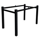 Ver imagem 1 de Pés para Mesa de Jantar Base de Mesa 1,20 para Tampos de Vidro Madeira ou Granito Preto Ql