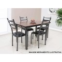 Ver imagem 5 de Pés para Mesa de Jantar Base de Mesa 1,20 para Tampos de Vidro Madeira ou Granito Preto Ql