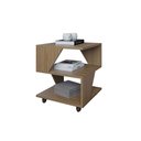 Ver imagem 5 de Kit com 2 Mesa de Cabeceira Spin para Quarto Casal Poquema