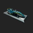 Ver imagem 6 de Conjunto 2 Miniaturas de Quadro Decorativos 33cm X 12,5cm Carro F1 Aston Mrtn Nº34 e Rb Nº4 - Gran B