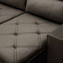Ver mais imagens de Sofá Retrátil Reclinável para Sala 4 Lugares 290cm Aires F04 Veludo Marrom Escuro - Lyam Decor