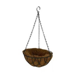 1 Vaso Fibra de Coco Suspenso Parede Pendente 40cm - 4