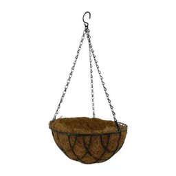 1 Vaso Fibra de Coco Suspenso Parede Pendente 40cm - 3