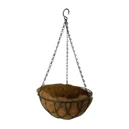 1 Vaso Fibra de Coco Suspenso Parede Pendente 40cm - 6