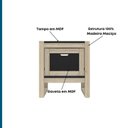 Ver imagem 4 de Mesa de Cabeceira Madeira Maciça Guará Yescasa