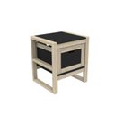 Ver imagem 3 de Mesa de Cabeceira Madeira Maciça Guará Yescasa Preto