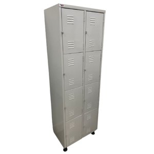 Roupeiro de Aço 8 Portas Cinza 198x63x40