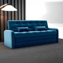 Ver imagem 1 de Sofá Cama Reclinável 3 Lugares Casal com Bicama Auxiliar Madalena Matrix