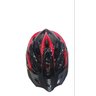 Capacete Com Sinalizador Led Ciclismo Mtb Vermelho Preto Deko:Vermelho/G - 3