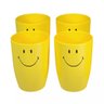 Conjunto de Copos Brinox Cozy em Plástico Amarelo com 4 Peças 400ml - 1