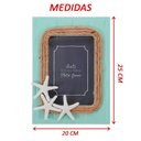 Ver imagem 2 de Porta Retrato Decoração Estrela do Mar Artesanal Vertical