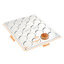 Ver imagem 3 de KIT - 10 Assadeiras para Pão de Hambúrguer 20 Cavidades Alumínio 58x70 APH20 Padaria - Imeca