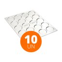 Ver imagem 1 de KIT - 10 Assadeiras para Pão de Hambúrguer 20 Cavidades Alumínio 58x70 APH20 Padaria - Imeca