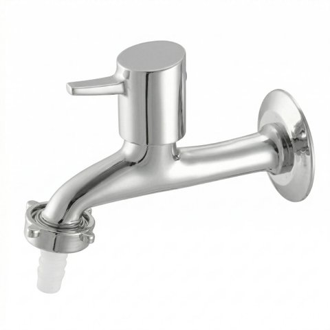Torneira Parede para Jardim e Tanque Bica Longa Minimal Advance 26563 Meber - Cromado