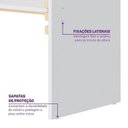 Ver mais imagens de Conjunto Infantil com Escrivaninha e Cadeira Evolutiva Wave Casatema MadeiraOriginals Branco/Marrom