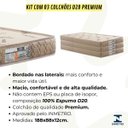 Ver imagem 3 de Beliche com Cama Auxiliar 03 Colchões D20 Treliche Completa Cor:Nature