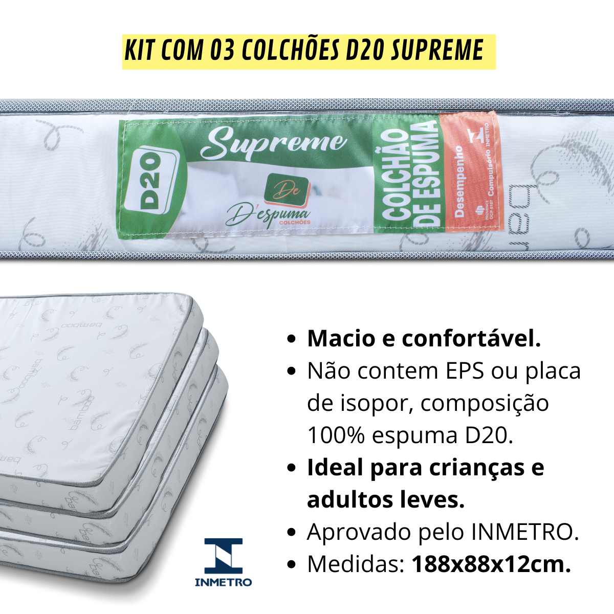 Beliche com Cama Auxiliar 03 Colchões D20 Treliche Completa Cor:nature - 3