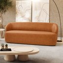 Ver imagem 1 de Sofá Orgânico Living Leez 170cm 02 Lugares Couríssimo Caramelo - Desk Design