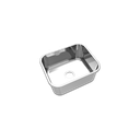 Ver imagem 1 de Cuba Aço Inox Simples Extra Polida Lisa 500x400x170 Cs-50 0,7mm Mekal