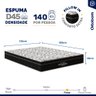 Colchão de Espuma D45 Ortobom Airtech Ortopillow 150 Casal 138cm - 3