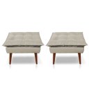 Ver imagem 3 de Kit 01 Namoradeira Opala + 02 Puff Opala + 02 Almofadas Suede