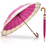 Guarda-chuva 16 Varetas Extra Grande Automático Rosa - 7