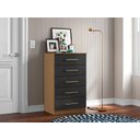 Ver imagem 1 de Cômoda 5 Gavetas Yellowstone Atacama Grafite - Aramóveis