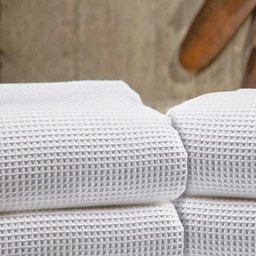 Colcha Casal 100% Algodão Piquet Gênova Teka Várias Cores - Branco - 4