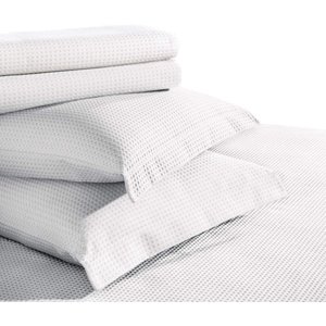 Colcha Casal 100% Algodão Piquet Gênova Teka Várias Cores - Branco
