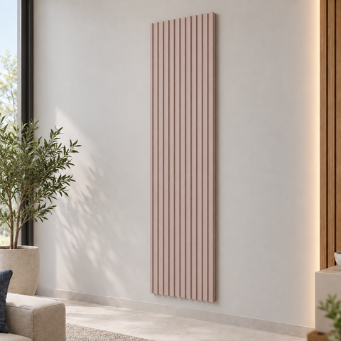 Extensão de Painel Supremo Slim Ripado 46 cm - Rosa Sonho