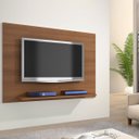Ver imagem 1 de Painel de Parede Simples Tv Suspenso Prateleira/nicho Cinamomo