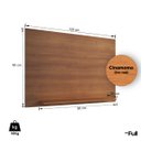 Ver imagem 3 de Painel de Parede Simples Tv Suspenso Prateleira/nicho Cinamomo