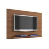 Painel de Parede Simples Tv Suspenso Prateleira/nicho Cinamomo - 2