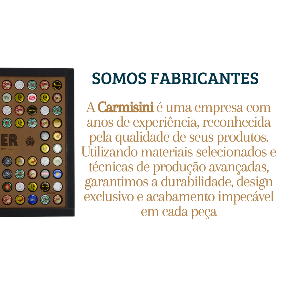 Porta Tampinha Cerveja Tampa Garrafa Decoração Mdf - 7