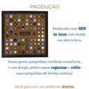 Ver imagem 3 de Porta Tampinha Cerveja Tampa Garrafa Decoração Mdf