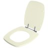 Assento Sanitário Tampa de Vaso Madeira Mdf Laqueado Stylus para Bacia Celite Quadrado Antigo - - 2