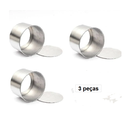 Ver imagem 1 de forma fundo falso removível redonda 9 x 5 cm - 3 peças