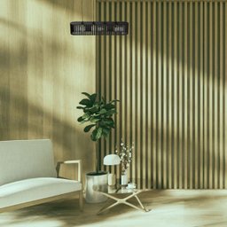 Luminária Pendente Centauro Modelo Ripado -:preta - 4