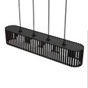 Ver imagem 3 de Luminária Pendente Centauro Modelo Ripado -:preta