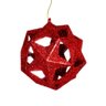 Bolinhas de Natal em Estrela Vermelha 8cm 2 peças - Casambiente - 2
