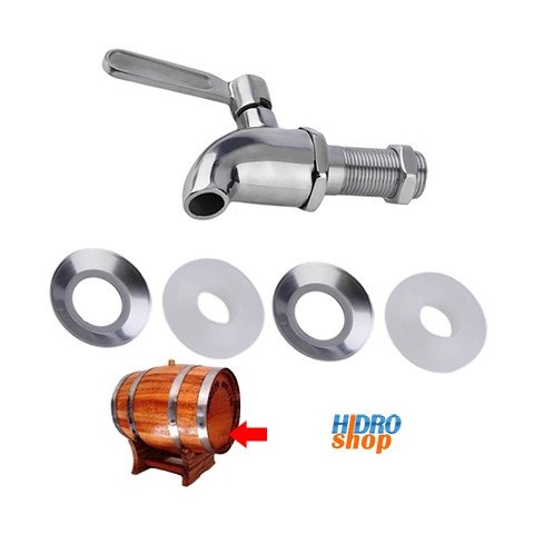 Torneira Inox para Barril Chops Cerveja Bebedouros - Tor52741