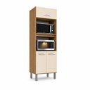 Ver imagem 1 de Paneleiro Torre Quente Forno e Microondas Castanho Off