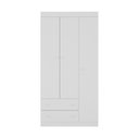 Ver imagem 7 de Guarda-roupa Infantil 92cm 3 Portas e 2 Gavetas Encanto Multimóveis Mp4447 Branco
