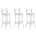 Ver imagem 1 de Conjunto 3 Banquetas Altas 3 Arames Branco